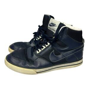 Nike Delta Force AC High Shoes Blue Basketball Lace up Sneakers Size 11